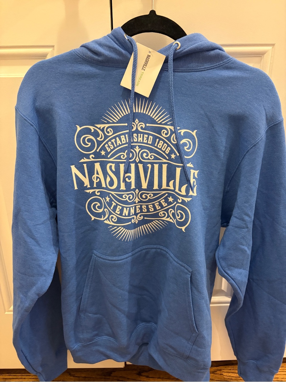 Nashville Tennessee Classic Blue Hooded Sweatshirt